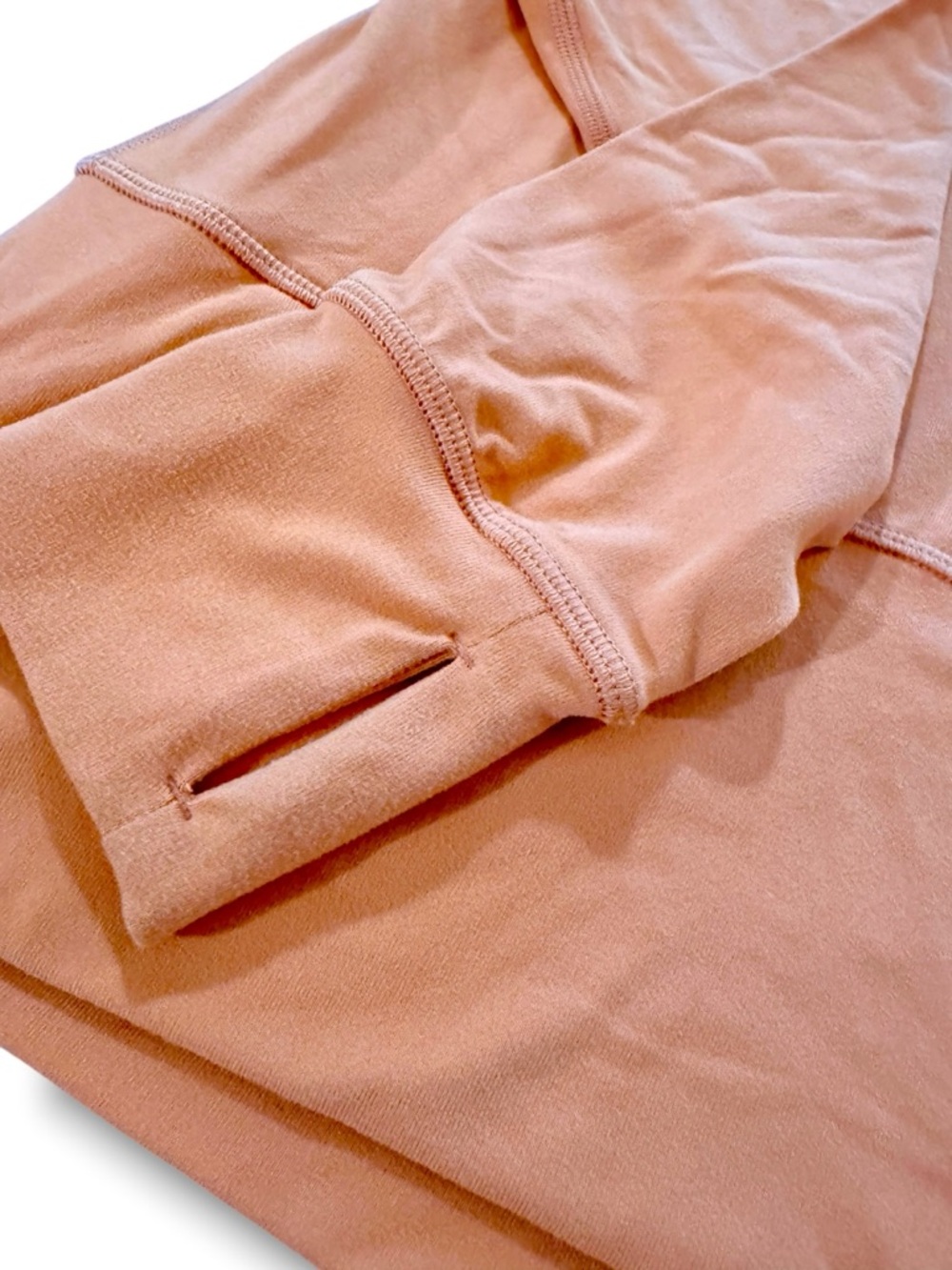 Lululemon Ready to Rulu Funnel Neck Pullover - Peach Pink Savannah - Size 6 EUC - Picture 7 of 9
